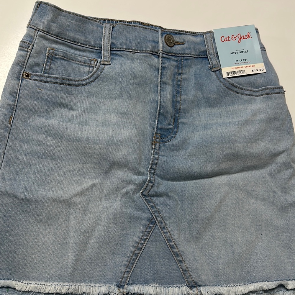 Light Jean skirt